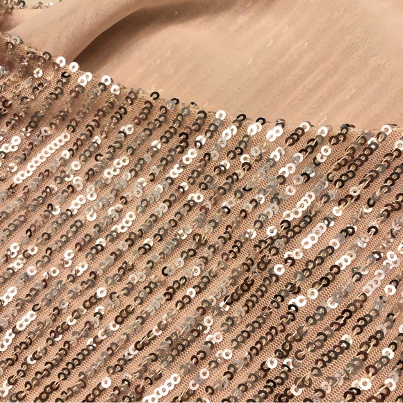 NWT. Ann Taylor LOFT Silver Sequin Baby Pink Camisole Tank Top. XS - Picture 12 of 12